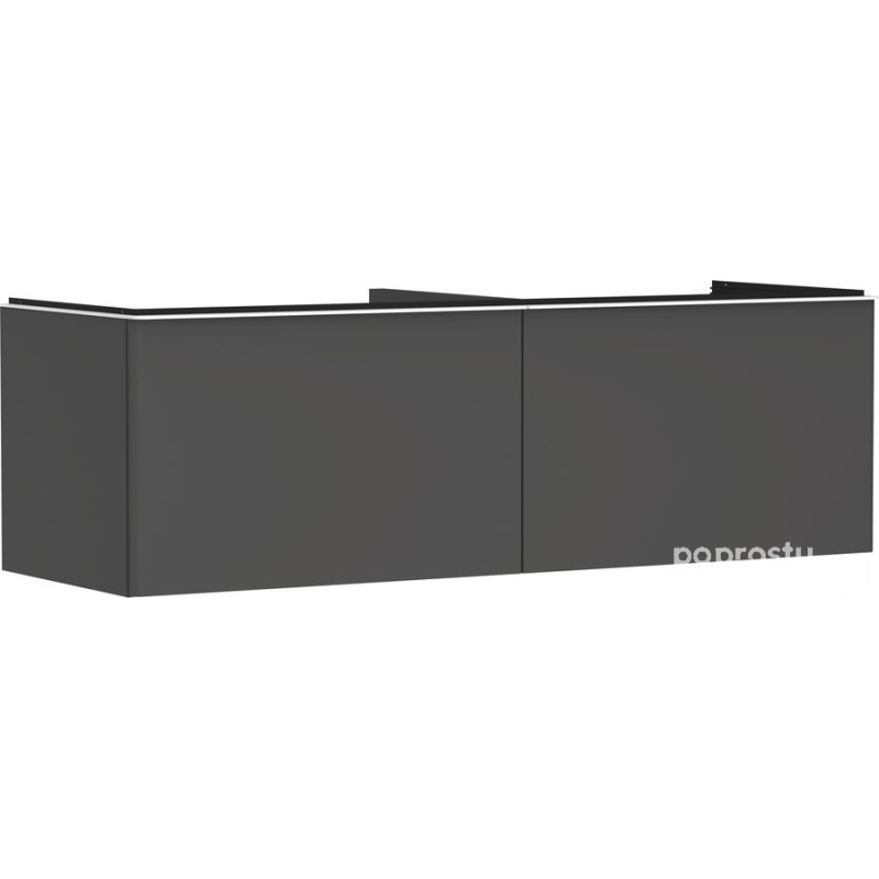 Szafka pod umywalkę 1560/550 szary diament matowy Xelu Q Hansgrohe (54071700)