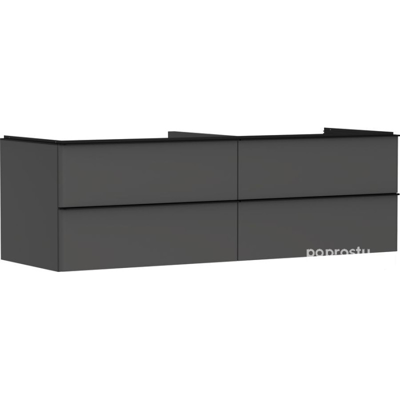 Szafka pod umywalkę 1560/550 szary diament matowy Xelu Q Hansgrohe (54091670)