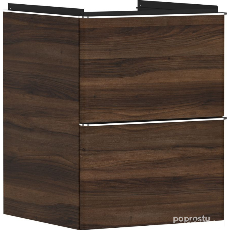 Szafka pod umywalkę 480/475 ciemnego orzecha Xelu Q Hansgrohe (54022000)