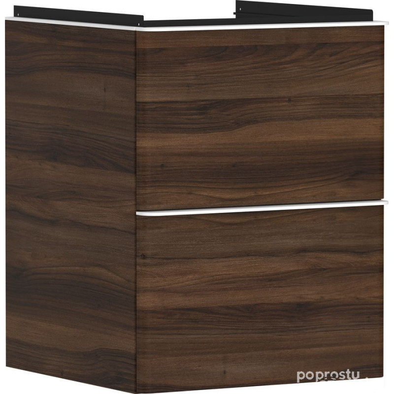 Szafka pod umywalkę 480/475 ciemnego orzecha Xelu Q Hansgrohe (54022700)