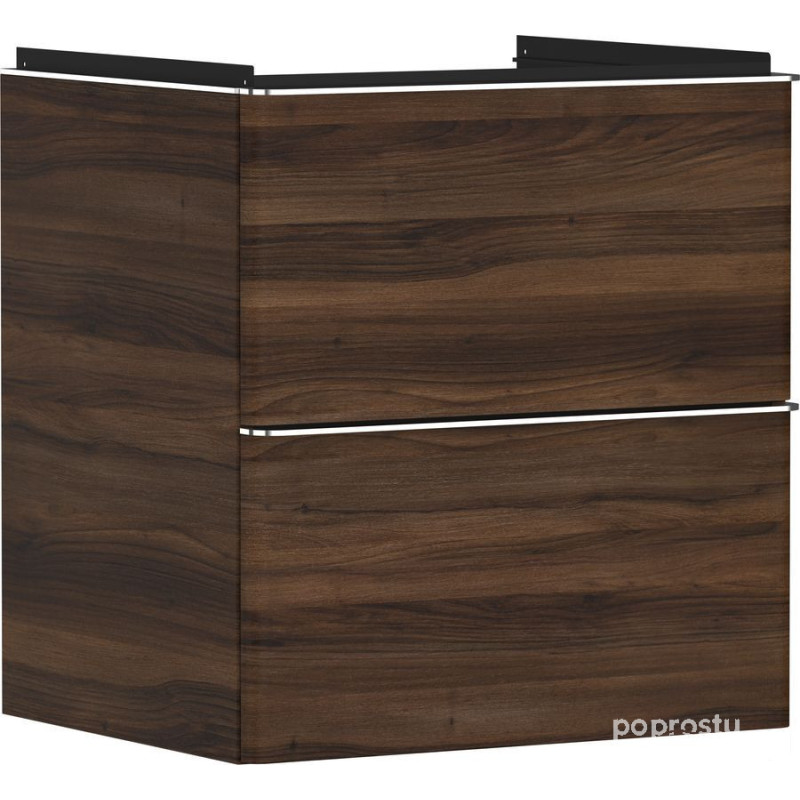 Szafka pod umywalkę 580/475 ciemny orzech Xelu Q Hansgrohe (54026000)