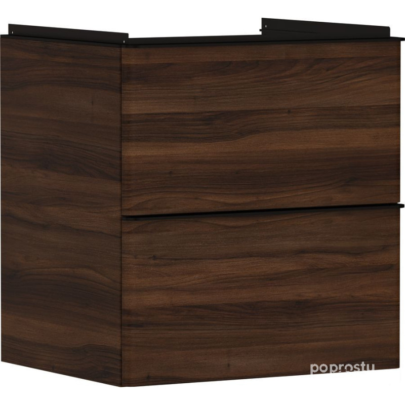 Szafka pod umywalkę 580/475 ciemny orzech Xelu Q Hansgrohe (54026670)