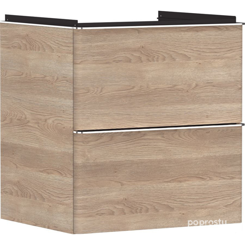 Szafka pod umywalkę 580/475 dąb Xelu Q Hansgrohe (54025000)