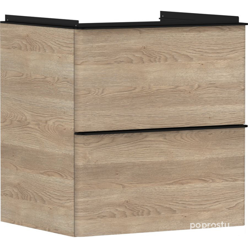 Szafka pod umywalkę 580/475 dąb Xelu Q Hansgrohe (54025670)