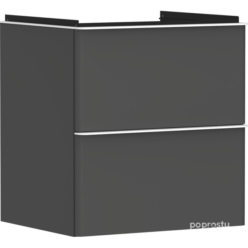 Szafka pod umywalkę 580/475 szary diament matowy Xelu Q Hansgrohe (54024700)