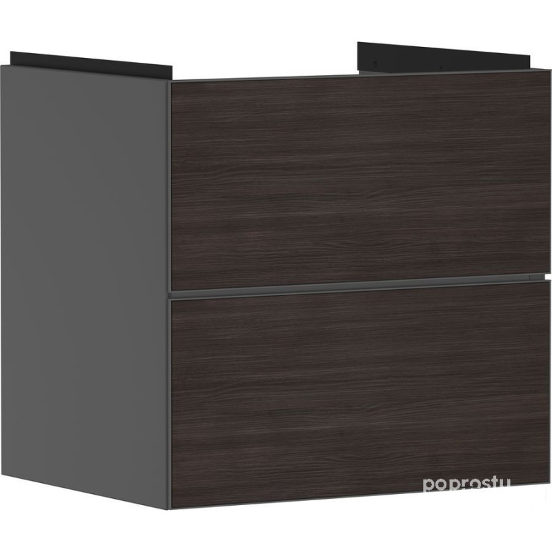 Szafka pod umywalkę 580/475 szary łupek matowy Xevolos E Hansgrohe (54177730)