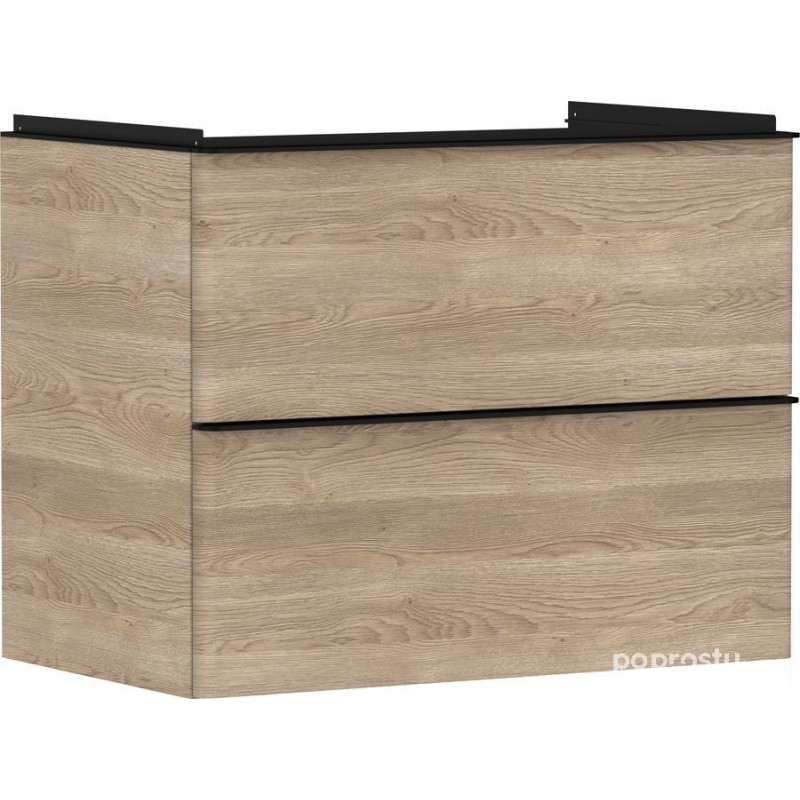 Szafka pod umywalkę 780/475 naturalnego dębu Xelu Q Hansgrohe (54029670)