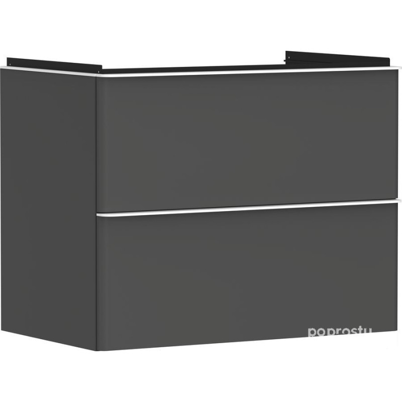 Szafka pod umywalkę 780/475 szary diament matowy Xelu Q Hansgrohe (54028700)