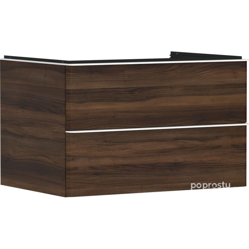Szafka pod umywalkę 780/550 ciemny orzech Xelu Q Hansgrohe (54077700)
