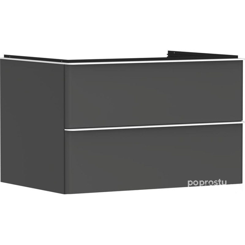 Szafka pod umywalkę 780/550 szary diament matowy Xelu Q Hansgrohe (54075700)