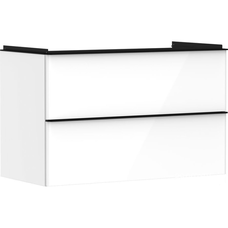 Szafka pod umywalkę 980/475 biały wysoki połysk Xelu Q Hansgrohe (54031670)