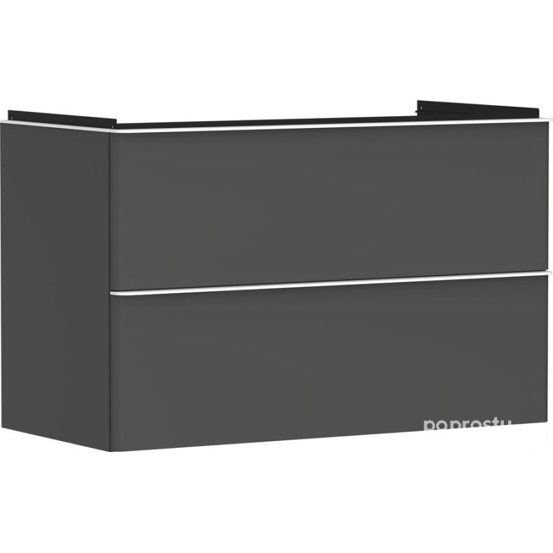 Szafka pod umywalkę 980/475 szary diament matowy Xelu Q Hansgrohe (54032700)