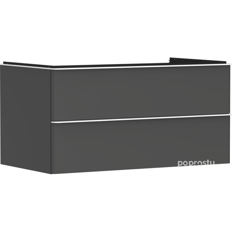Szafka pod umywalkę 980/550 szary diament matowy Xelu Q Hansgrohe (54079700)