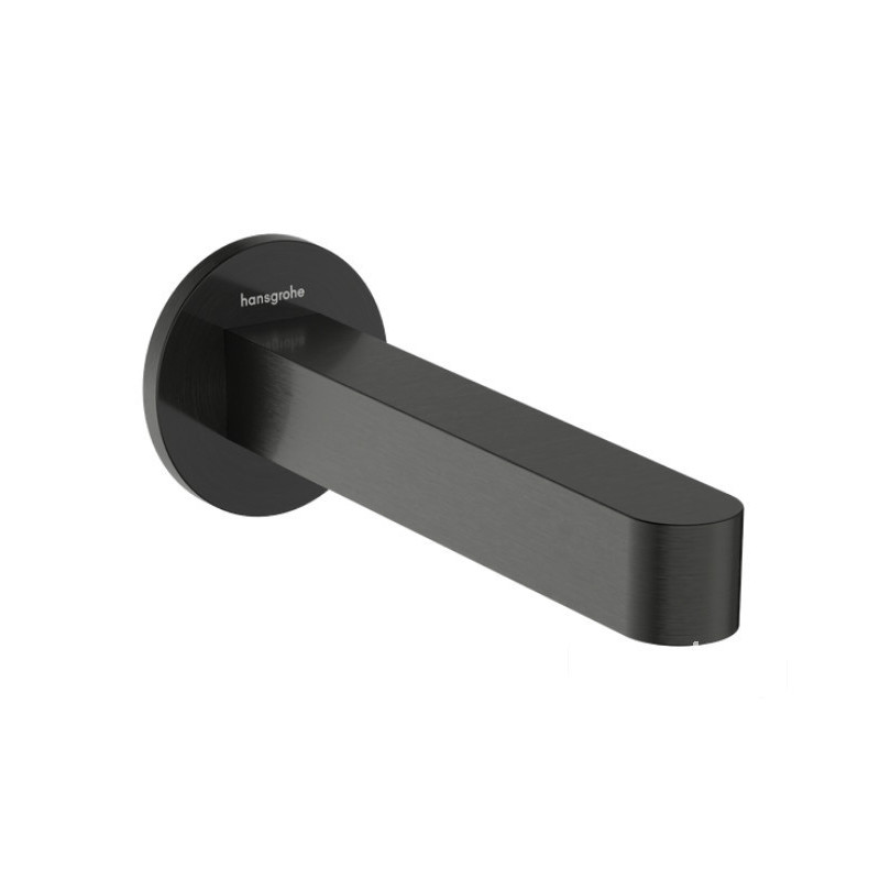 Wylewka wannowa czarny chrom szczotkowany Finoris Hansgrohe (76410340)