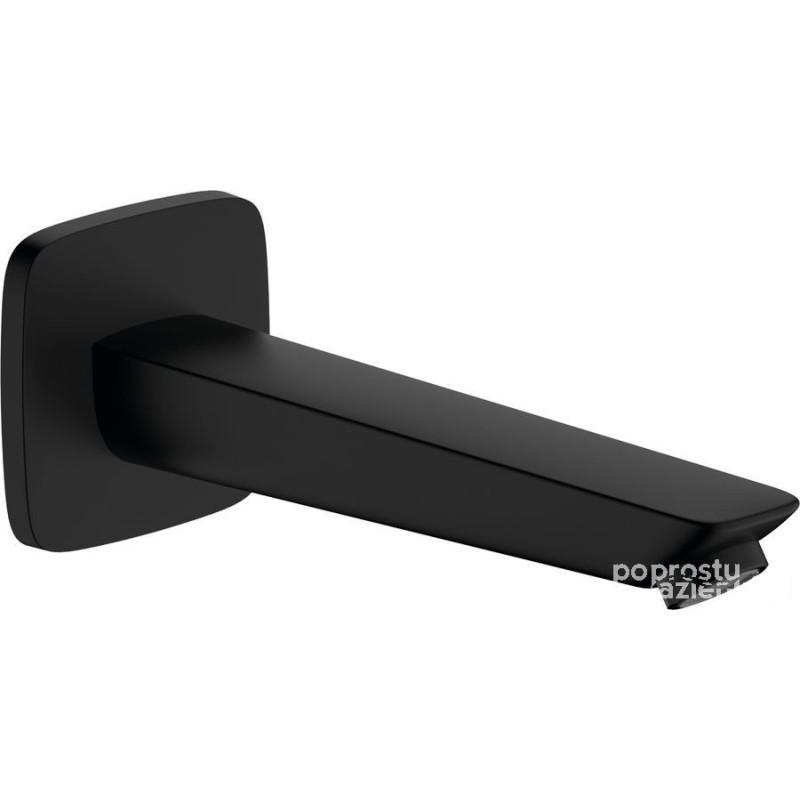Wylewka wannowa Logis czarny mat Hansgrohe (71410670)