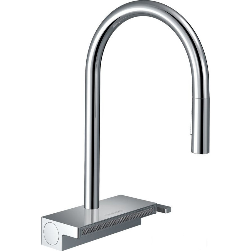 Bateria kuchenna 170 Select z wyciąganą wylewką 3jet Aquno Select M81 chrom Hansgrohe (73831000)