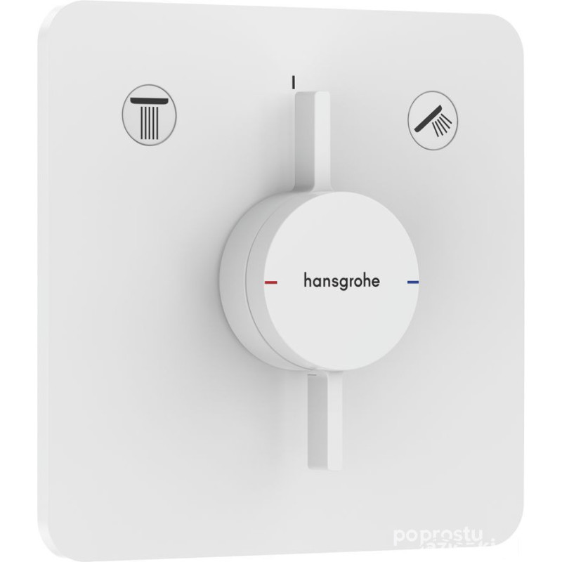 Bateria podtynkowa DuoTurn biały mat Hansgrohe (75414700)