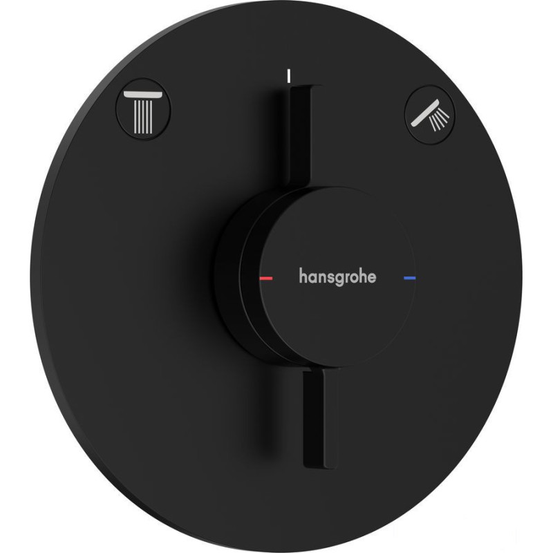 Bateria podtynkowa DuoTurn czarny mat Hansgrohe (75418670)