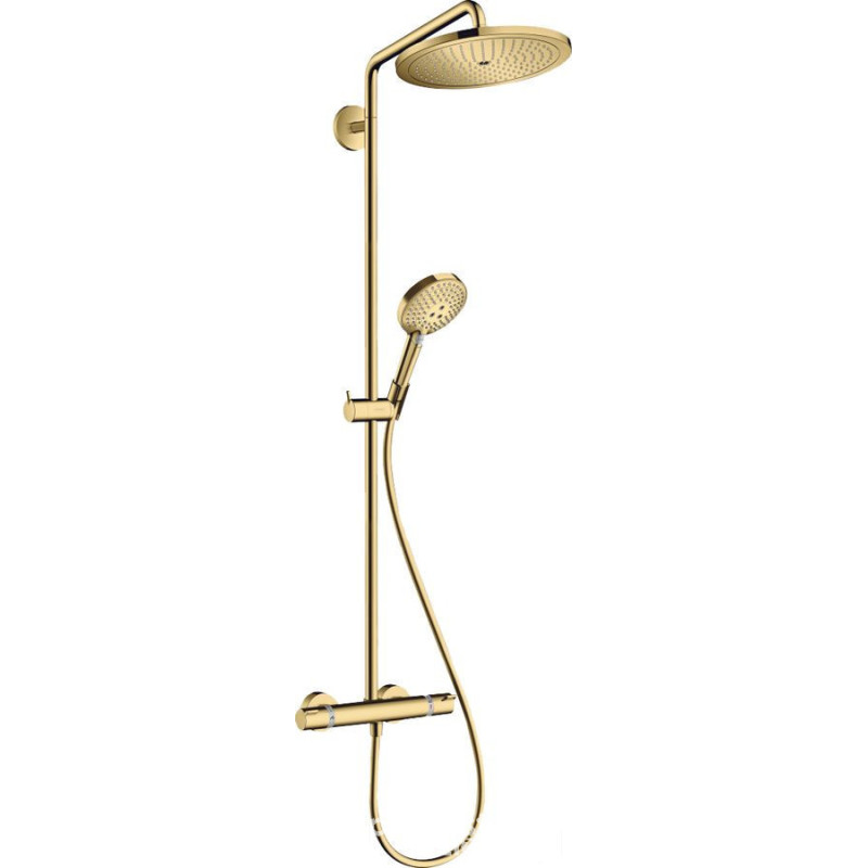 Bateria prysznicowa termostatyczna 280 Select 1jet Raindance Select złoty optyczny polerowany Hansgrohe (26890990)