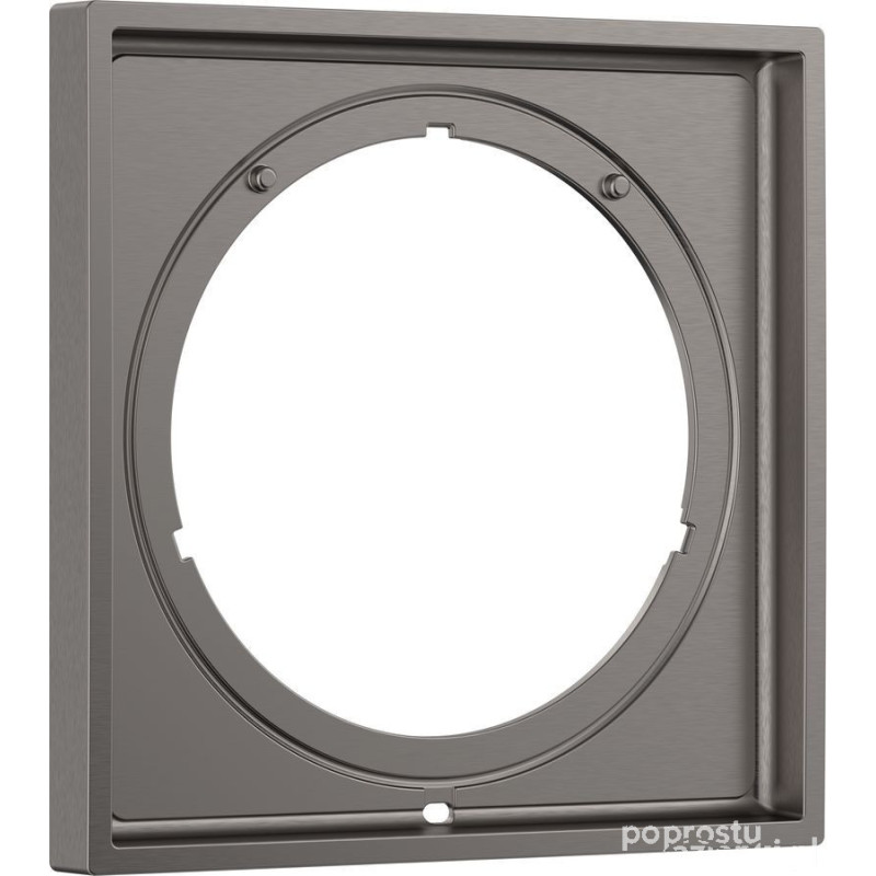 Element montażowy czarny chrom szczotkowany Hansgrohe (13612340)
