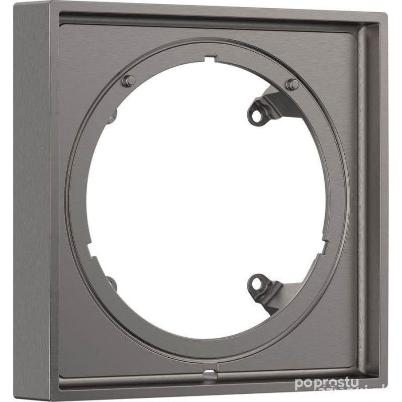Element montażowy czarny chrom szczotkowany Hansgrohe (13617340)