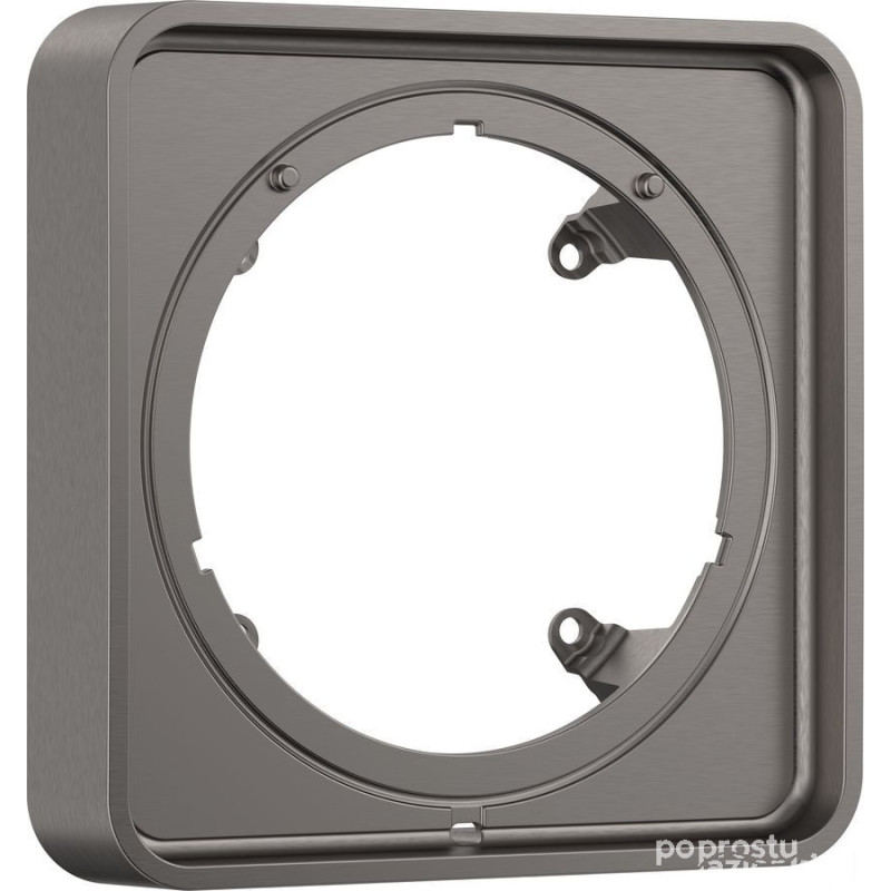 Element montażowy czarny chrom szczotkowany Hansgrohe (13618340)
