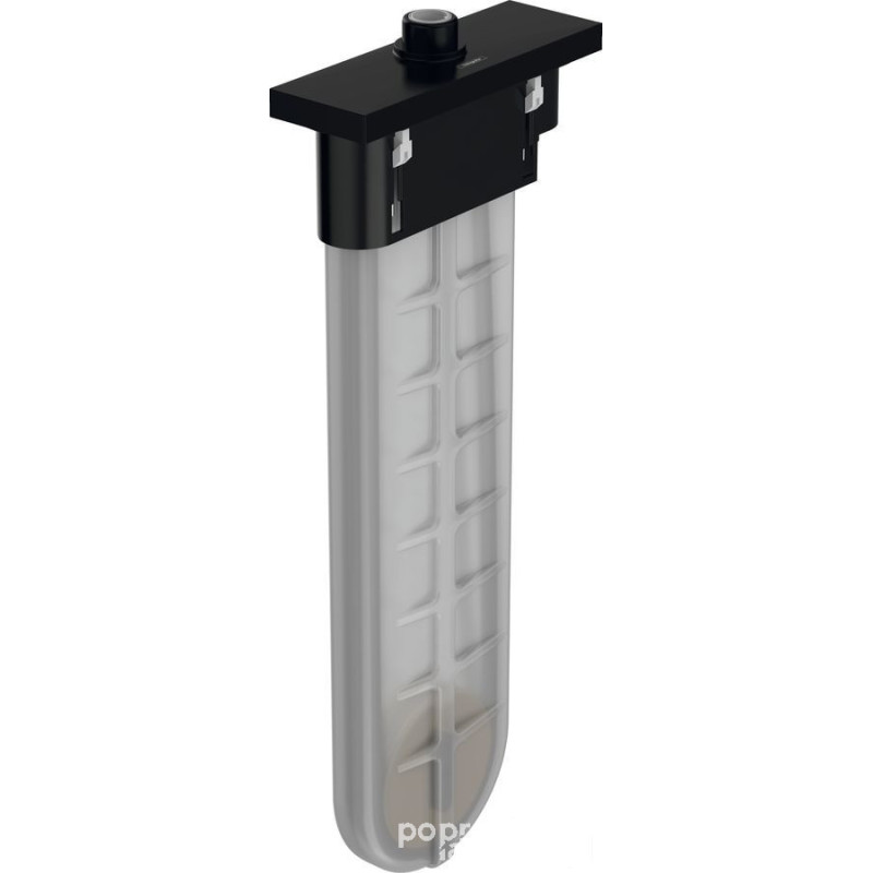 Element zewnętrzny prostokątny sBox czarny mat Hansgrohe (28010670)