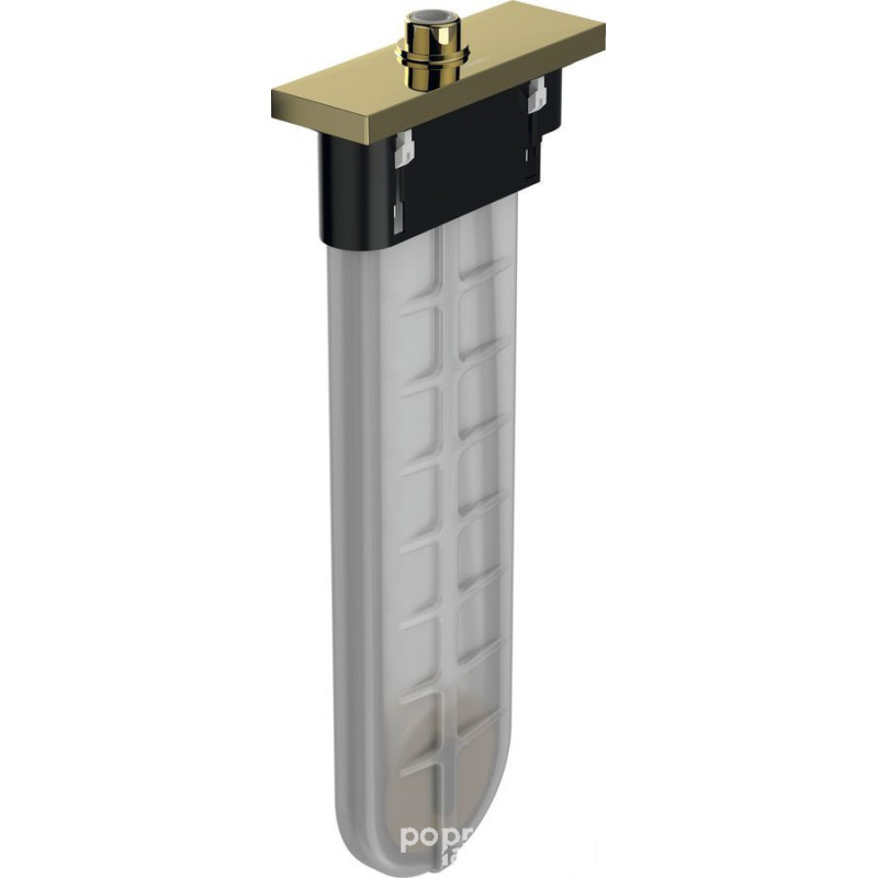 Element zewnętrzny prostokątny sBox złoty optyczny polerowany Hansgrohe (28010990)