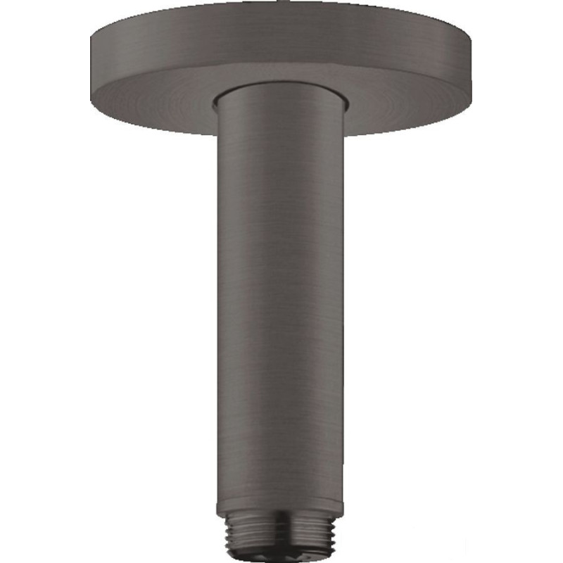 Przyłącze sufitowe S 10 cm czarny chrom szczotkowany Hansgrohe (27393340)