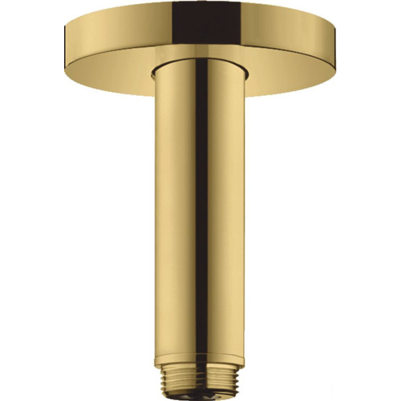 Przyłącze sufitowe S 10 cm złoty optyczny polerowany Hansgrohe (27393990)