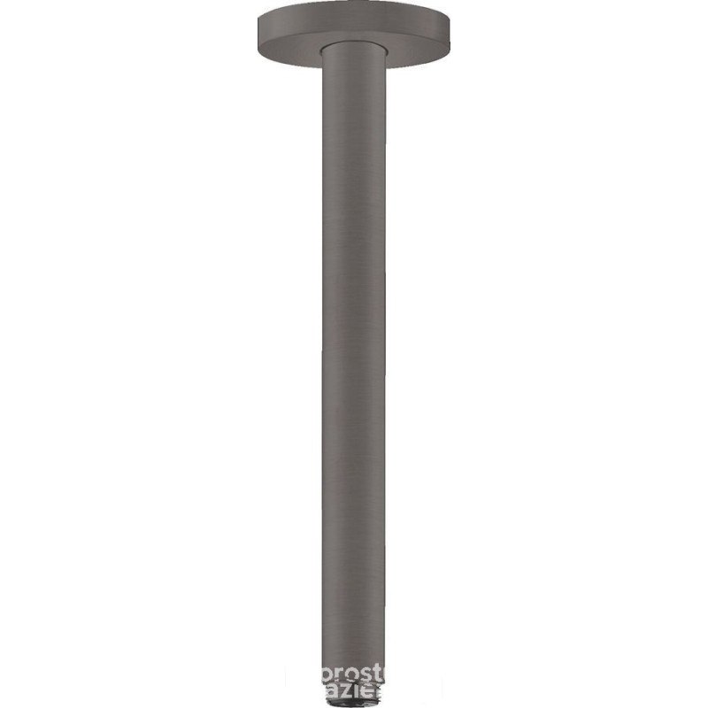 Przyłącze sufitowe S 30 cm czarny chrom szczotkowany Hansgrohe (27389340)