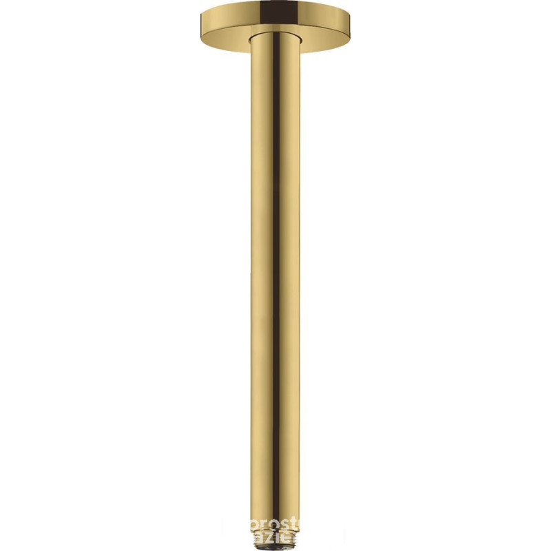 Przyłącze sufitowe S 30 cm złoty optyczny polerowany Hansgrohe (27389990)