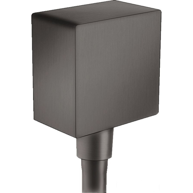 Przyłącze węża FixFit czarny chrom szczotkowany Hansgrohe (26455340)