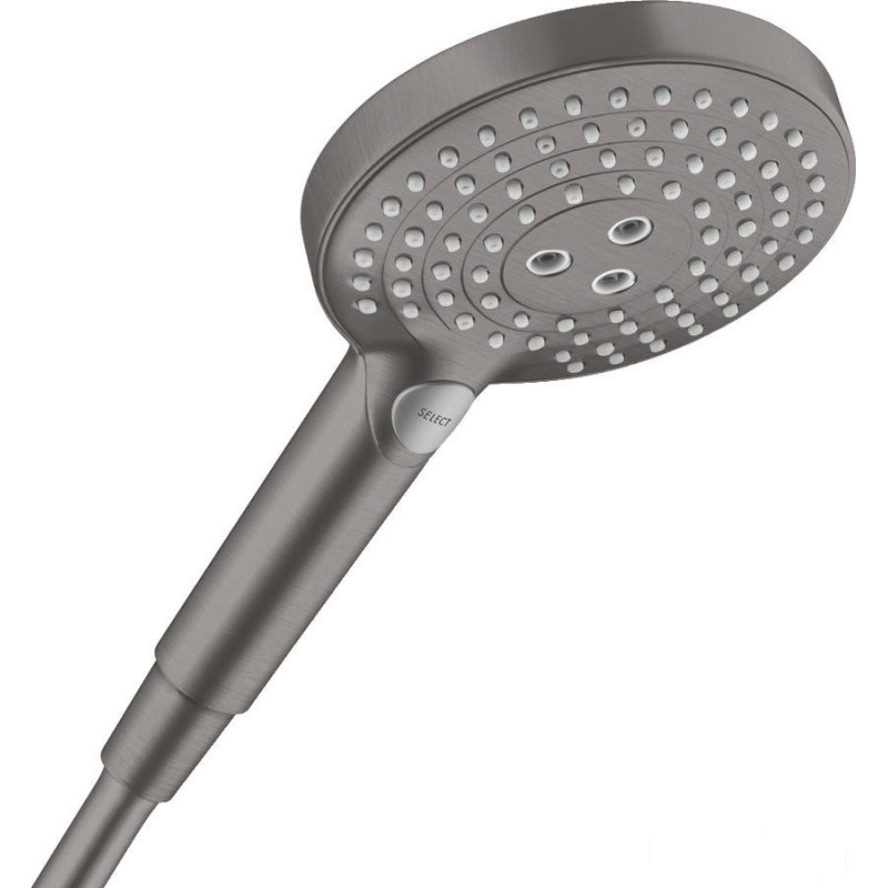 Słuchawka prysznicowa 120 Select Raindance Select czarny chrom szczotkowany Hansgrohe (26531340)