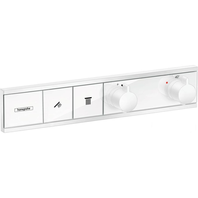 Bateria prysznicowa termostatyczna podtynkowa RainSelect biały mat Hansgrohe (15380700)