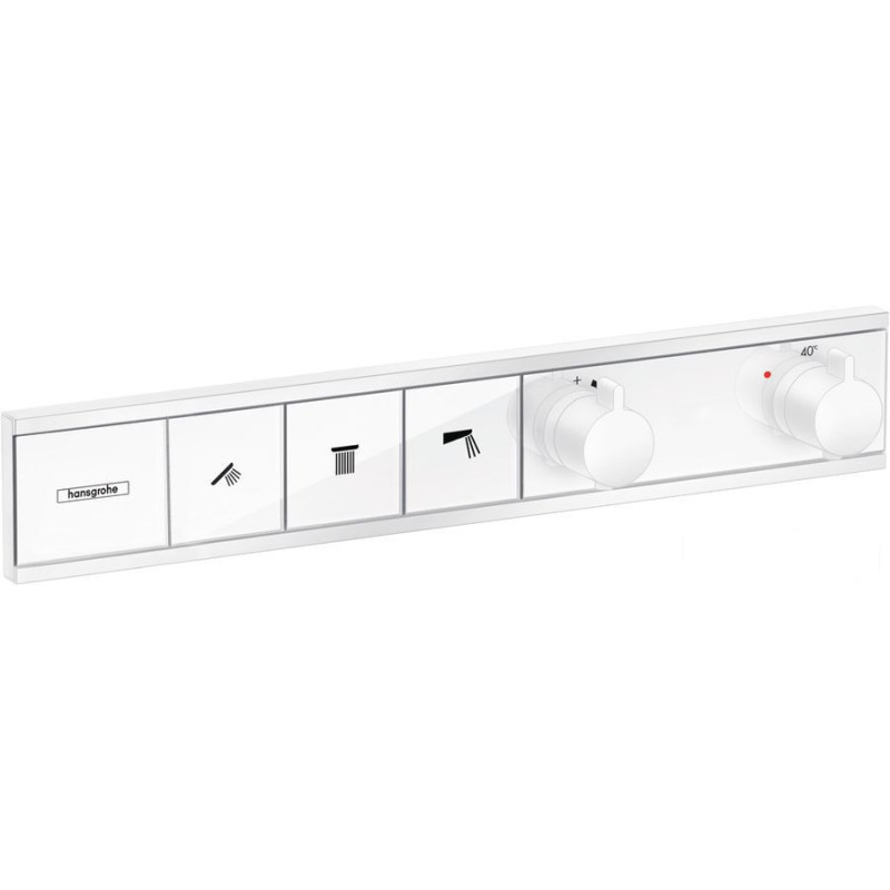 Bateria prysznicowa termostatyczna podtynkowa RainSelect biały mat Hansgrohe (15381700)