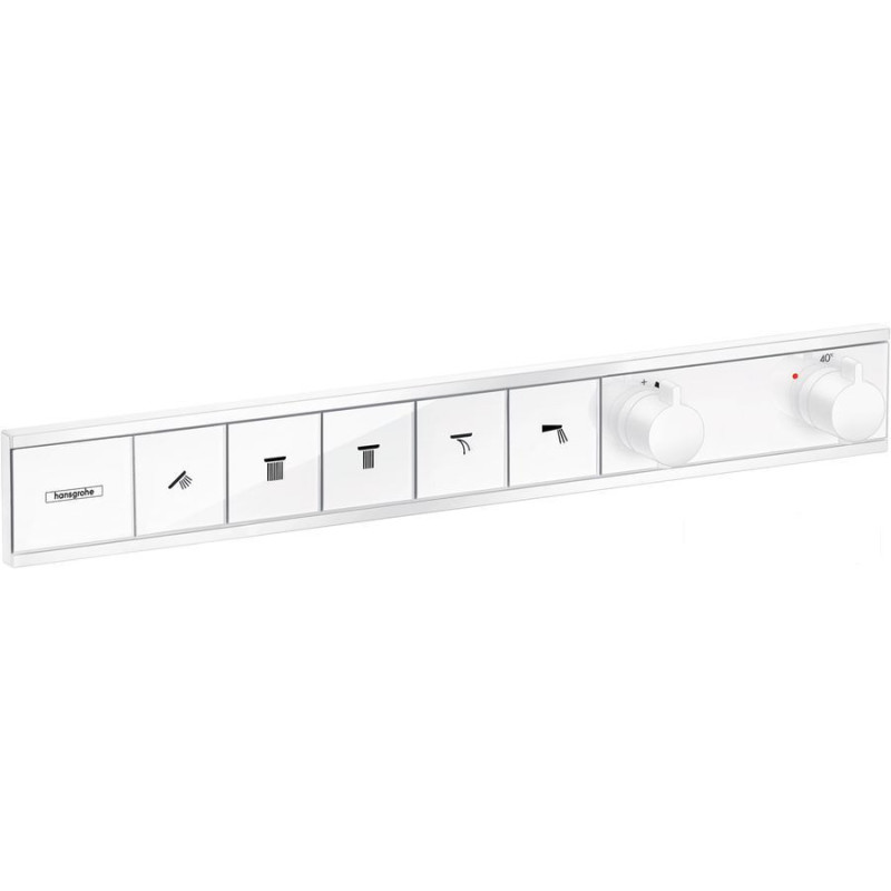 Bateria prysznicowa termostatyczna podtynkowa RainSelect biały mat Hansgrohe (15384700)