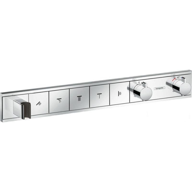 Bateria prysznicowa termostatyczna podtynkowa RainSelect chrom Hansgrohe (15358000)