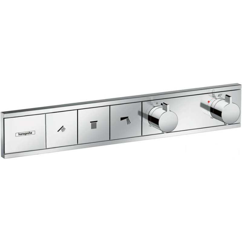 Bateria prysznicowa termostatyczna podtynkowa RainSelect chrom Hansgrohe (15381000)