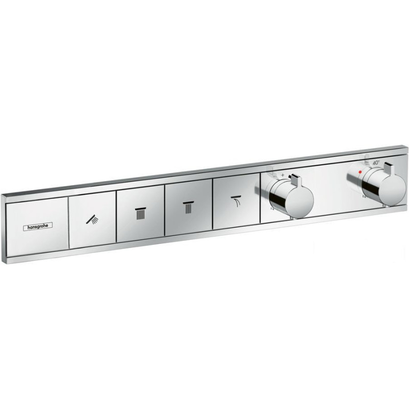 Bateria prysznicowa termostatyczna podtynkowa RainSelect chrom Hansgrohe (15382000)