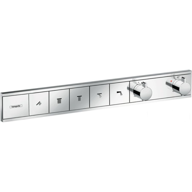 Bateria prysznicowa termostatyczna podtynkowa RainSelect chrom Hansgrohe (15384000)