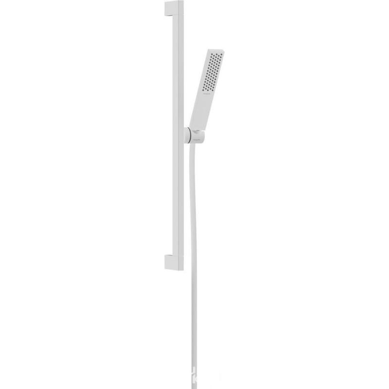 Zestaw prysznicowy 100 1jet EcoSmart+ z drążkiem 65 cm Pulsify E biały mat Hansgrohe (24371700)