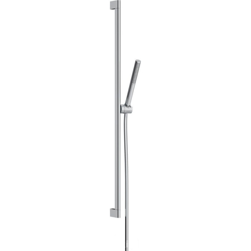 Zestaw prysznicowy 100 1jet EcoSmart+ z drążkiem 90 cm Pulsify S chrom Hansgrohe (24383000)