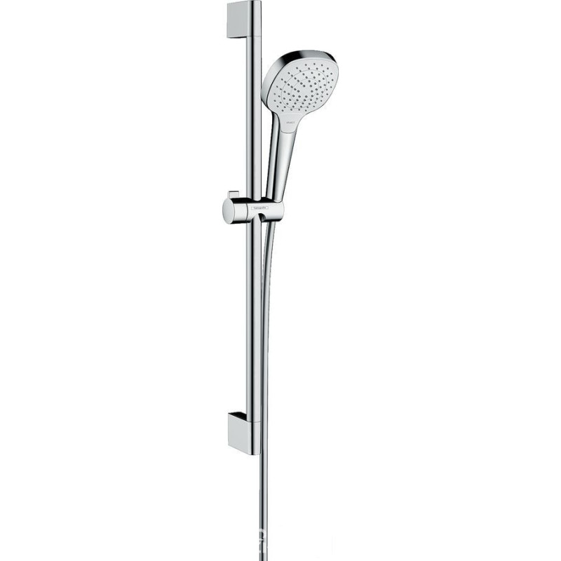 Zestaw prysznicowy 110 Vario EcoSmart z drążkiem 65 cm Biały/Chrom Croma Select E Hansgrohe (26583400)
