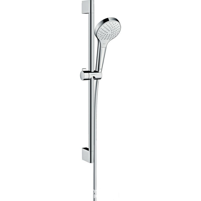 Zestaw prysznicowy 110 Vario EcoSmart z drążkiem 65 cm Biały/Chrom Croma Select S Hansgrohe (26563400)