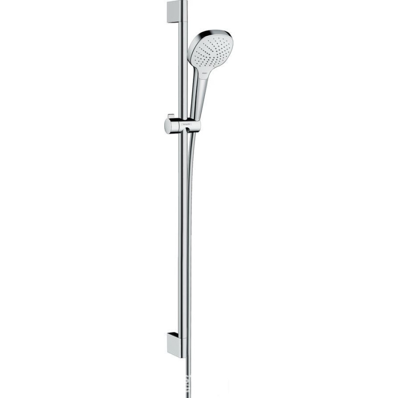Zestaw prysznicowy 110 Vario EcoSmart z drążkiem 90 cm Biały/Chrom Croma Select E Hansgrohe (26593400)