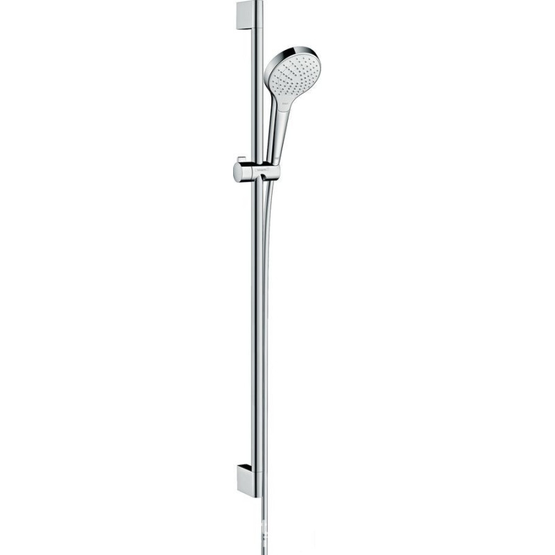 Zestaw prysznicowy 110 Vario EcoSmart z drążkiem 90 cm Biały/Chrom Croma Select S Hansgrohe (26573400)