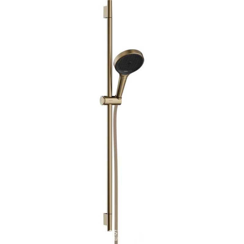 Zestaw prysznicowy 130 3jet EcoSmart z drążkiem S Puro 90 cm PushSlider i tekstylnym wężem Hansgrohe (28744140)