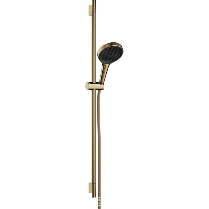Zestaw prysznicowy 130 3jet EcoSmart z drążkiem S Puro 90 cm PushSlider i tekstylnym wężem Hansgrohe (28744990)
