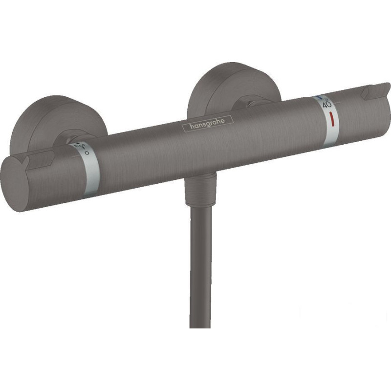 Bateria prysznicowa termostatyczna Ecostat Comfort czarny chrom szczotkowany Hansgrohe (13116340)